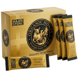 Major Stone™ Organic Honey - Excuisite Herbal Blend for Men - Made With Potent Herbal Extracts
